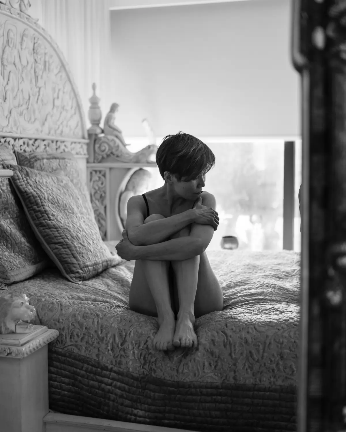 A quiet, unguarded portrait from a Reverie shoot