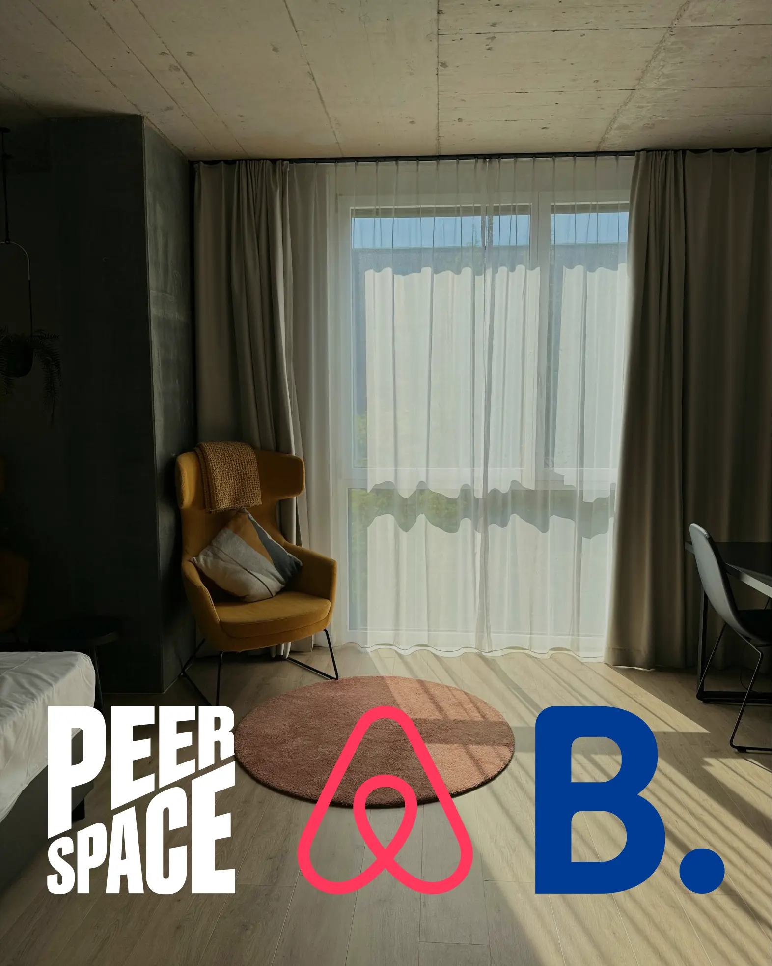A hotel room set up as a shoot location